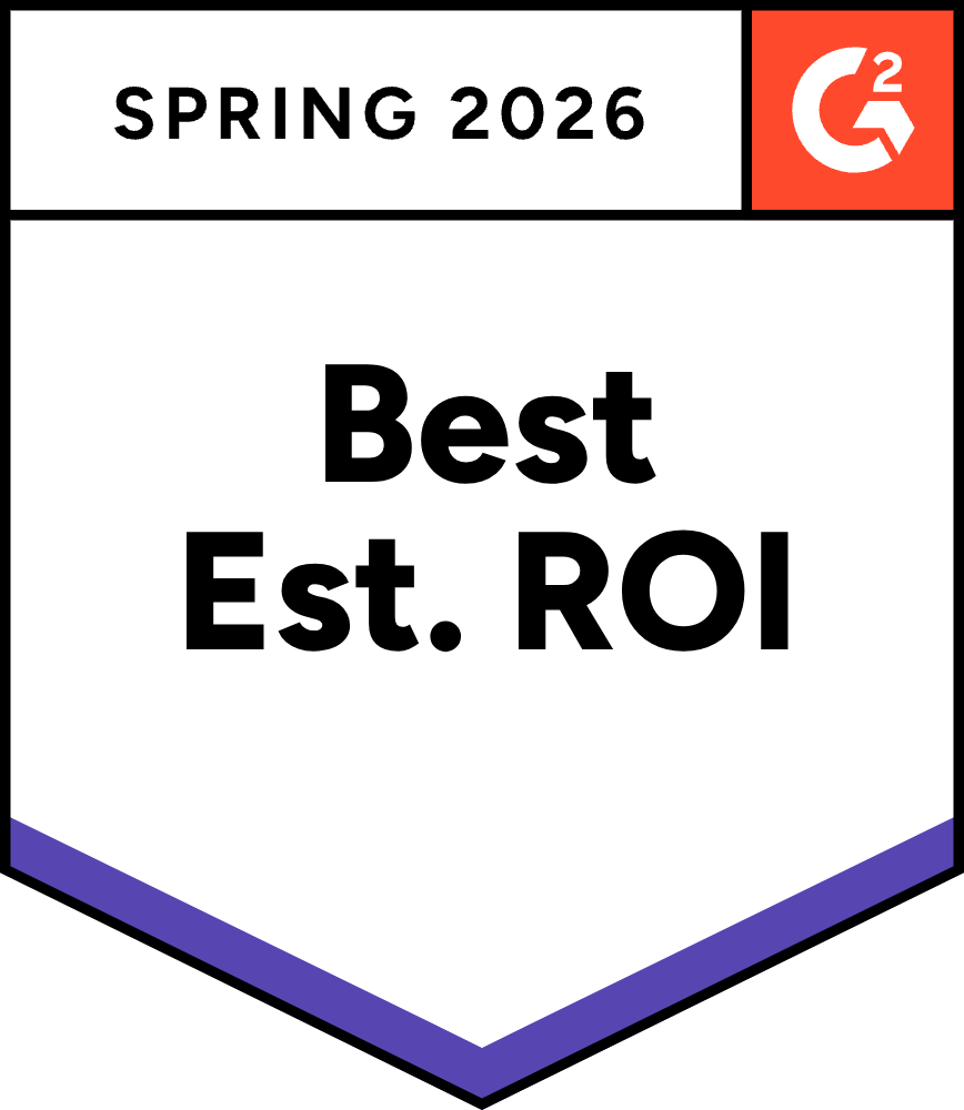 G2 Best Estimated ROI